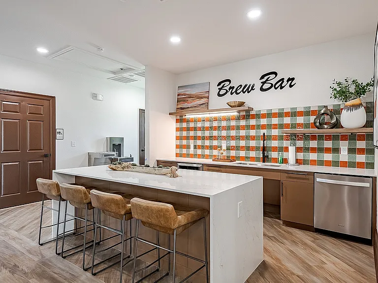 Brew Bar in Beautiful Community Clubhouse