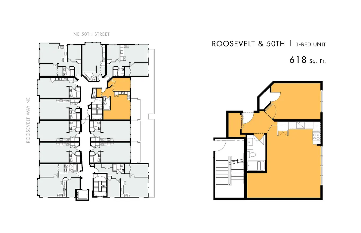 Floor plan One Bedroom
