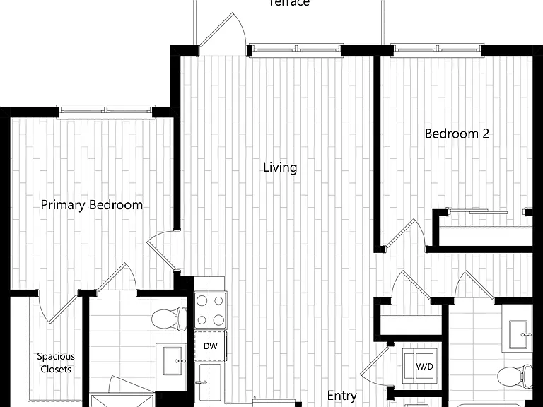 B8 floor plan The Glade on Laurel
