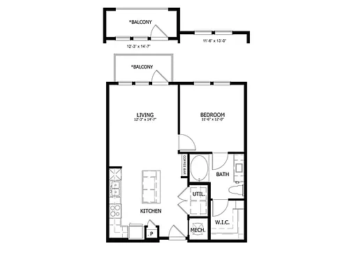 Floor plan Stag's Leap 8A3