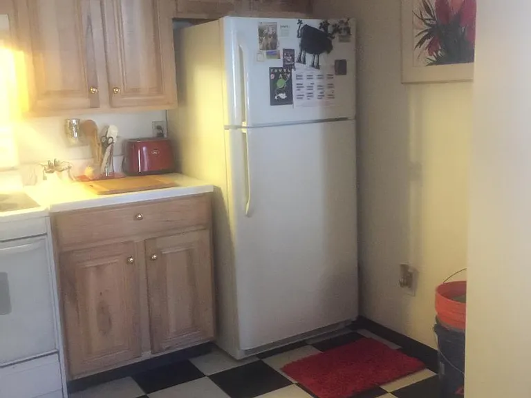 Kitchen with New Refridgerator