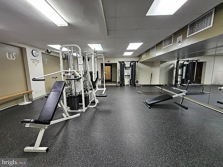 Fitness room included