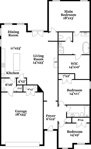3 bed, 2.0 bath, 1761 sqft, $1,825 — Photo 3