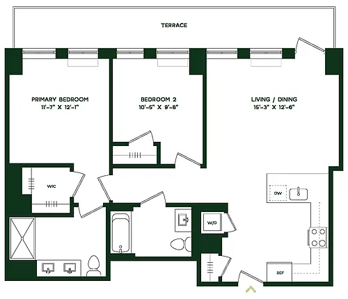 Floor plan B3E
