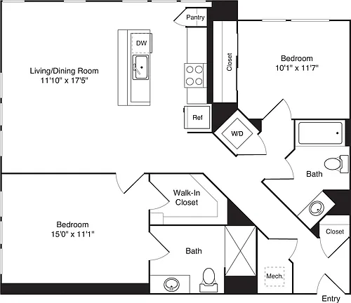 Floor plan C03a_NoBalcony