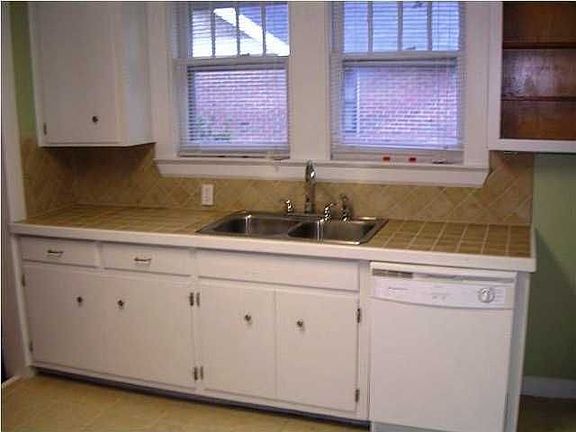 Kitchen with new dishwasher