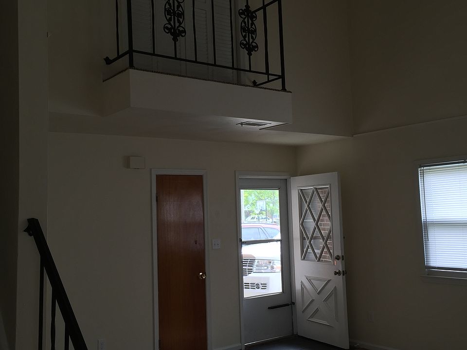 Living room and front door