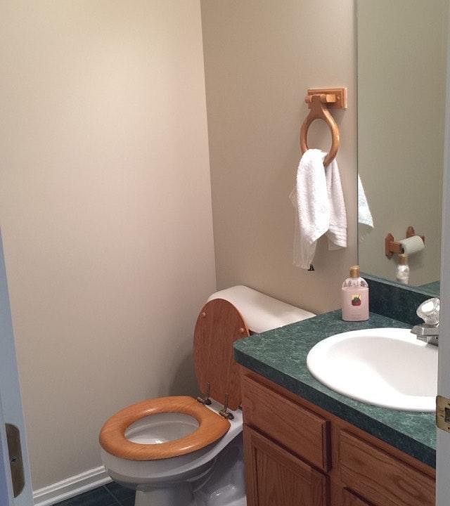 2nd floor half bath