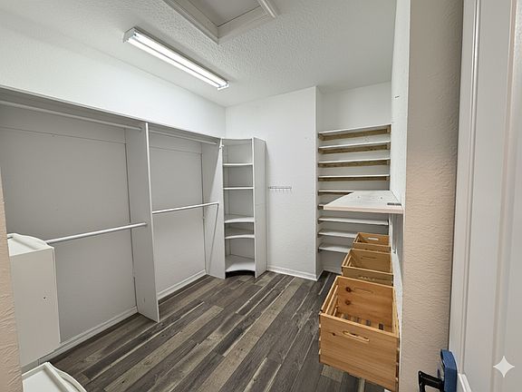 Master walk-in closet