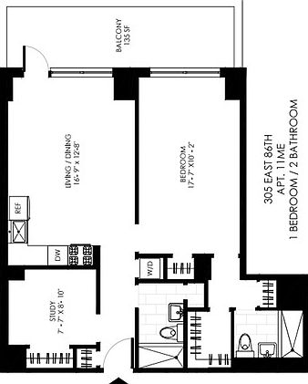 2nd image of 305 E 86th St APT 9LW
