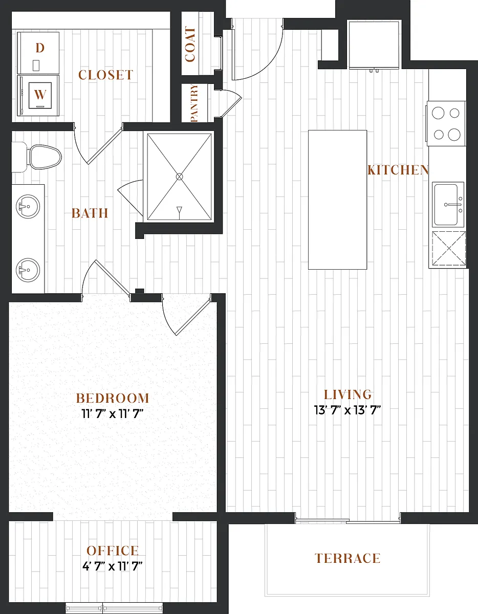 Floor plan 1C Alt