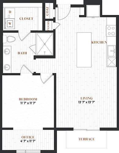 Floor plan 1C Alt