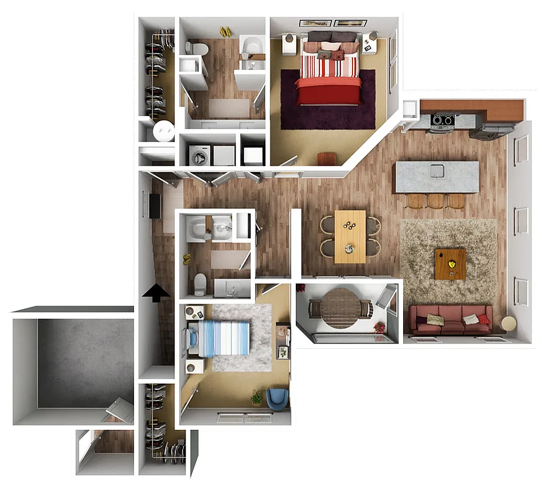 Floor plan Larsen