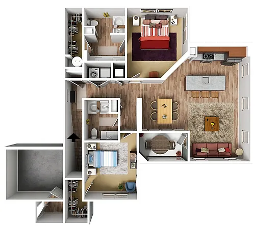 Floor plan Larsen