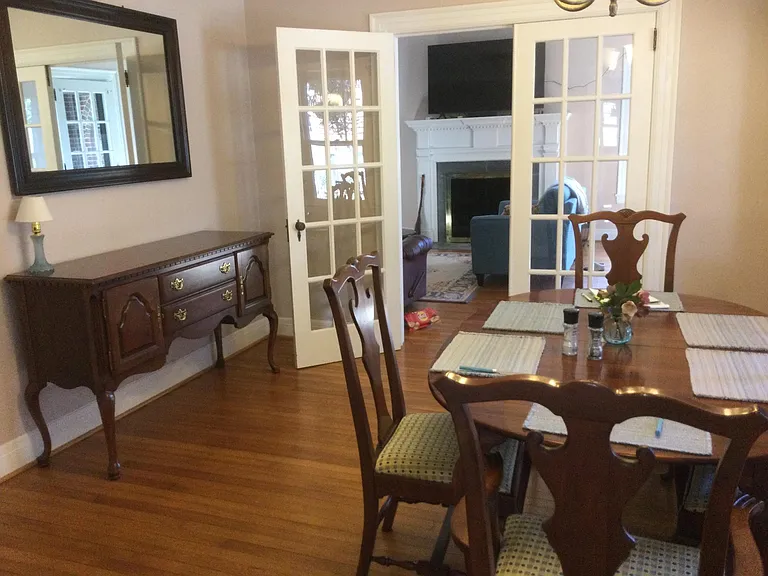 Dining room looking towards living room.