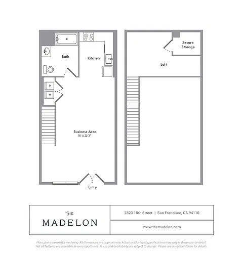 Floor plan PDR-Work-Loft-L2