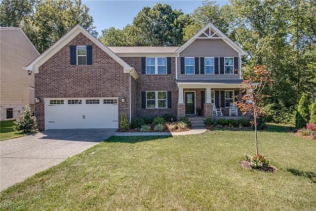 Beautiful brick front elevation.