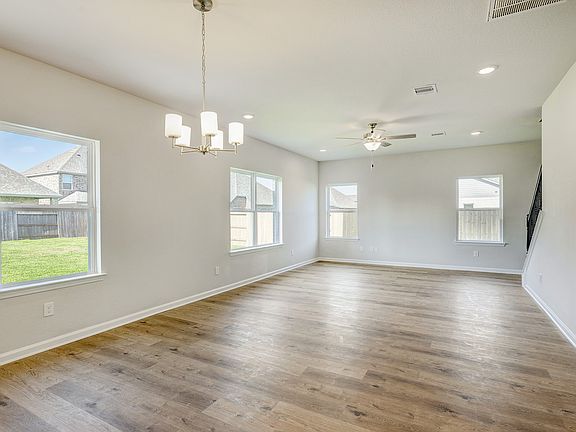The McGinnis- Dining Area into the Family Room