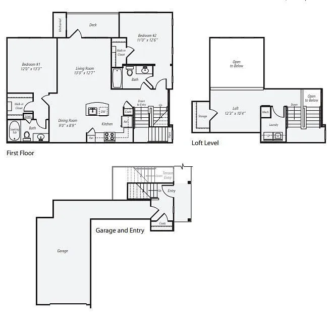 Floor plan 2x2Q