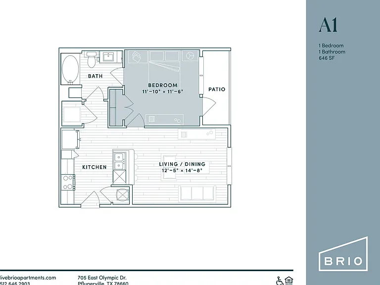 A1 floor plan Brio
