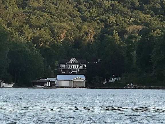 View of house from lake.