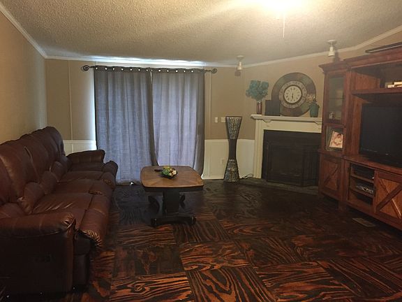 Double wide living area. 