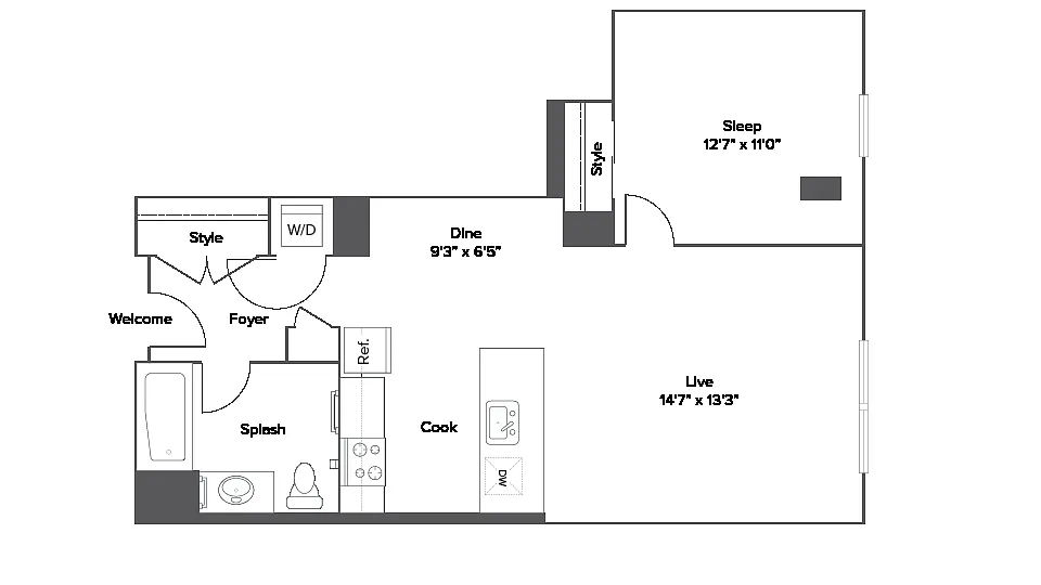 Floor plan A16T
