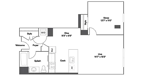 Floor plan A16T