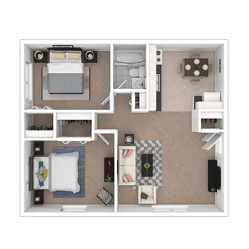 Floor plan 2 Bedroom