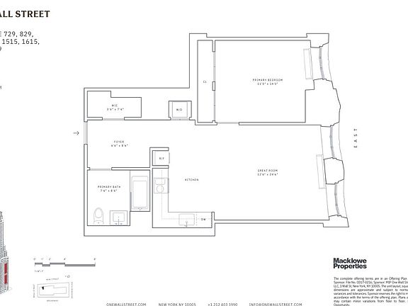 2nd image of 1 Wall St APT 1515