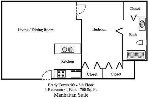 Floor plan Manhattan