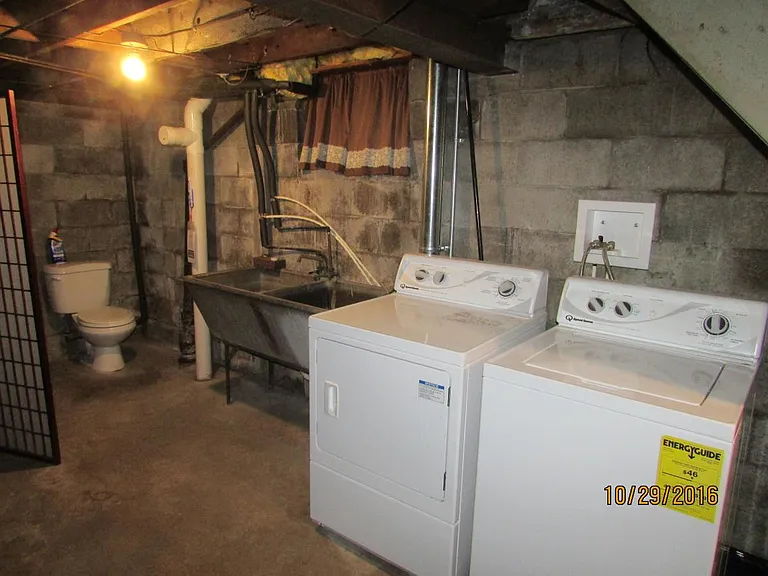 Washer Dryer and Half Bath