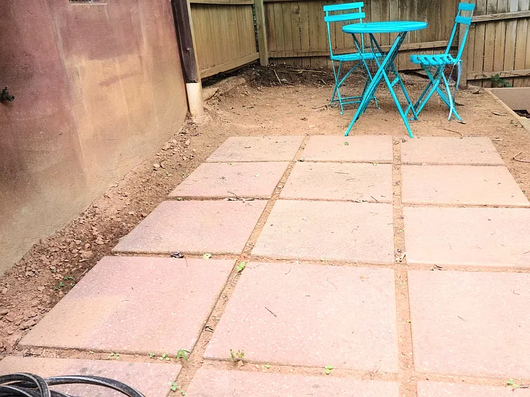Fenced outdoor area