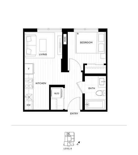 Floor plan T2-0806