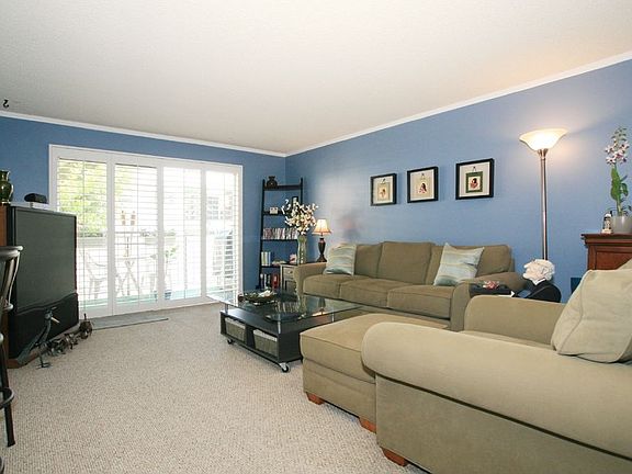 Living room and patio
