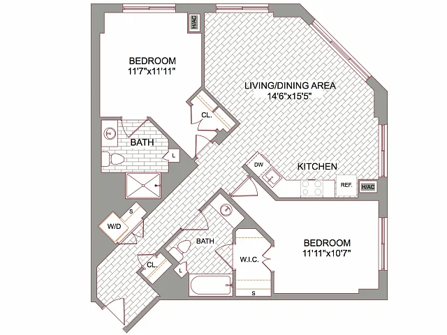Floor plan 2X2