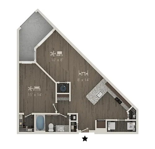 Floor plan A2