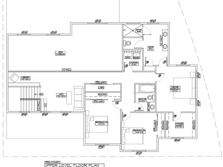 Upstairs layout