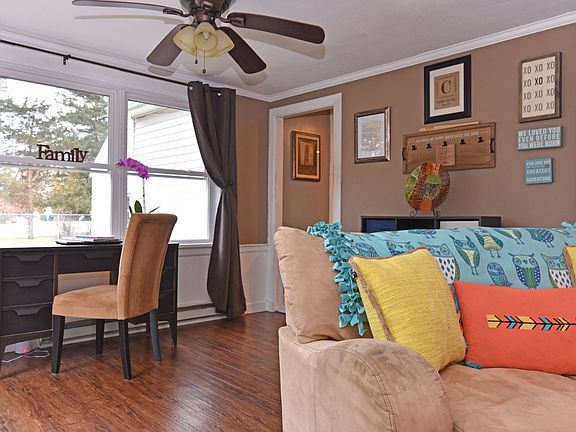 Used as an office or extend out your living room