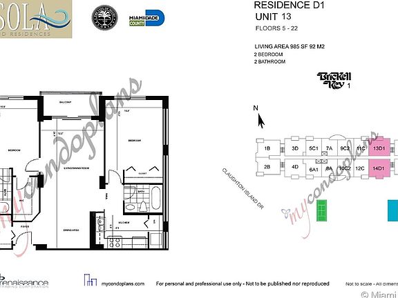 4th image of 770 Claughton Island Dr APT 1413