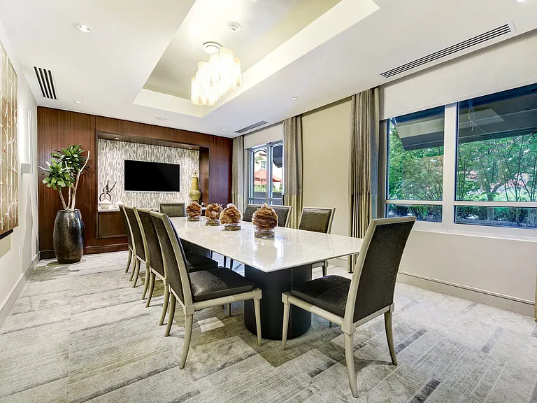 Dinner in our club suite wouldn't be complete without our formal dining room