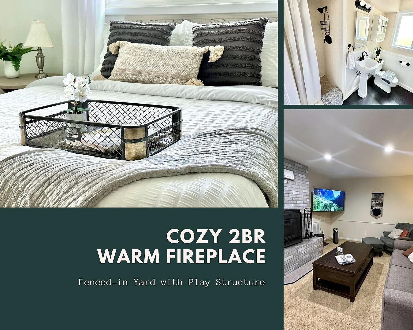 The Fireside Suite - Cozy - 2BR Home, Pet-Friendly — Photo 2