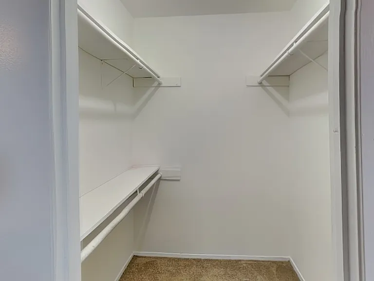Minimalist white storage unit