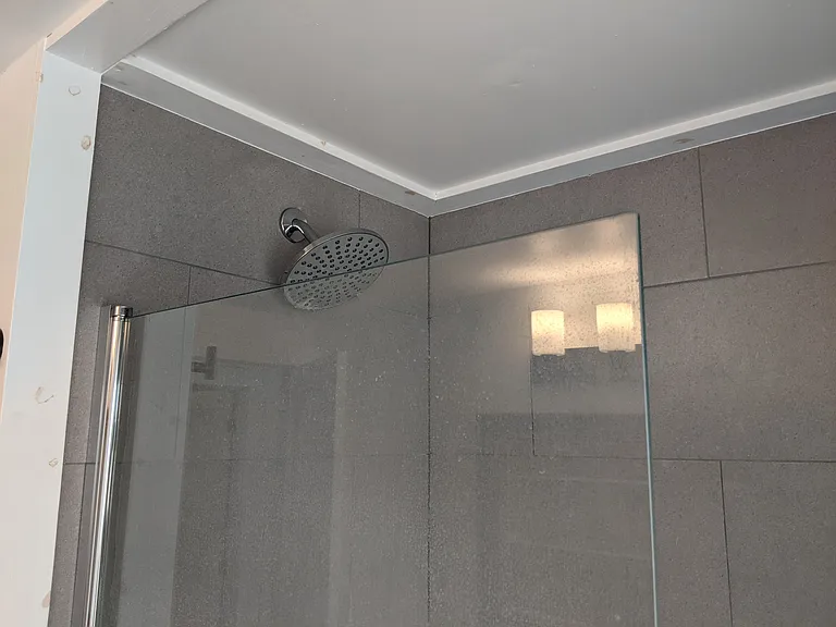 Main Bathroom includes rain shower head.