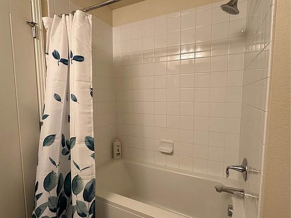 Tub is deeper than average bathtub.