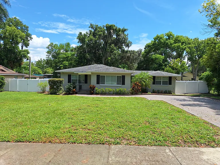 Front Yard Entrance with Paver Driveway