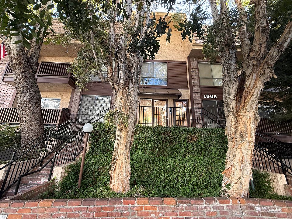 Building with entrance above street level