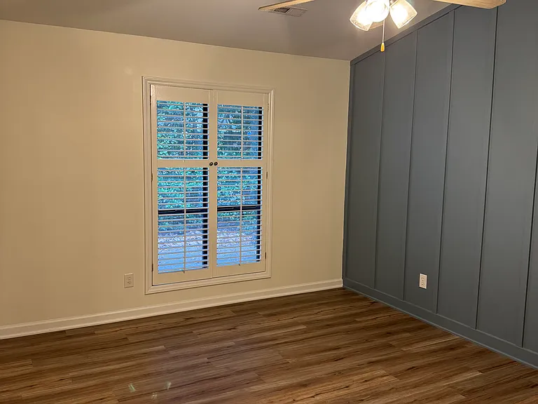 All windows, including the master bedroom have plantation shutters to allow natural light and privacy to each room.