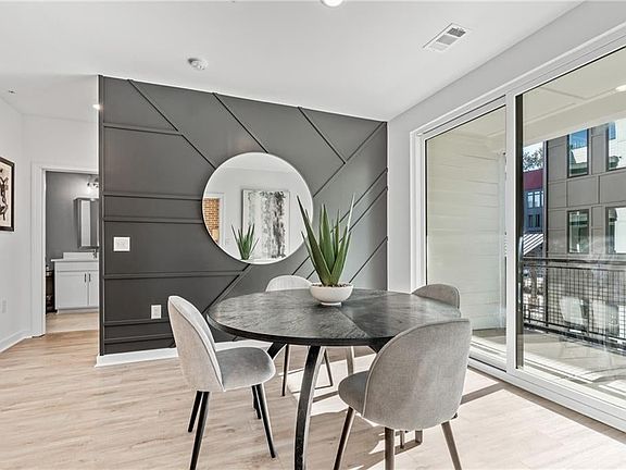 Dining area that will accommodate your dining room table. Model Home-Representative purposes only