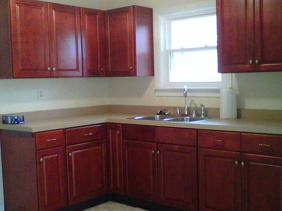 Kitchen brand new cherry cabinets self close